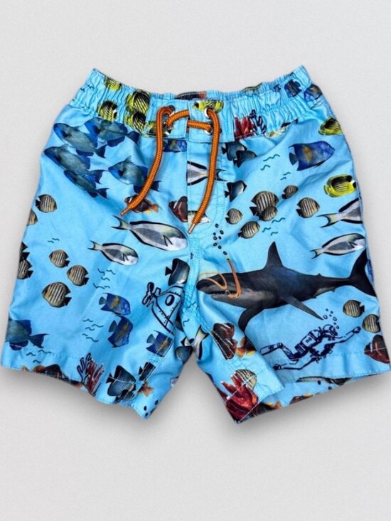 babyGap Other - Ocean Shark Fish Print Swim Trunks Boys 2 Years Blue